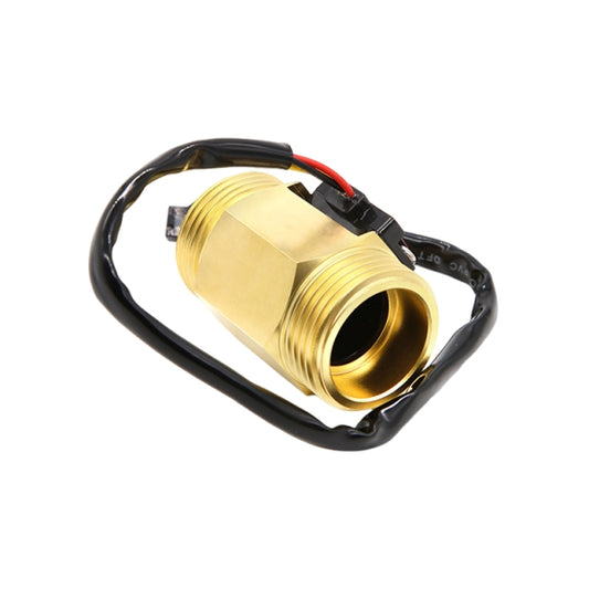 G3/4" Brass Hall Effect Water Flow Sensor, 2-50L/min High Precision Flowmeter, DC 5-18V