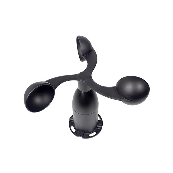 Marine 3-Cup Anemometer Wind Speed Sensor, High Precision Wind Gauge for Yacht, Sailboat, Boat, Cruising Vessel, Weather Station Sensor, Durable Waterproof Marine Anemometer