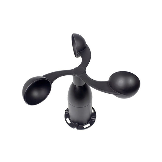 Marine 3-Cup Anemometer Wind Speed Sensor, High Precision Wind Gauge for Yacht, Sailboat, Boat, Cruising Vessel, Weather Station Sensor, Durable Waterproof Marine Anemometer