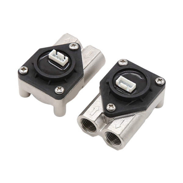 SUS304 Stainless Steel Water Flow Sensor, 0.1-10 L/min Low Flow Rate Hall Effect Flowmeter for Residential Water Purifiers