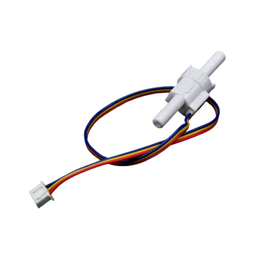 CUCIR Mini Hall Effect Water Flow Sensor, 0.05-1L/min Low Flow Rate Meter, DC 3.5-24V Pulse Signal Fluid Sensor for Residential Water Purifier & Coffee Machine