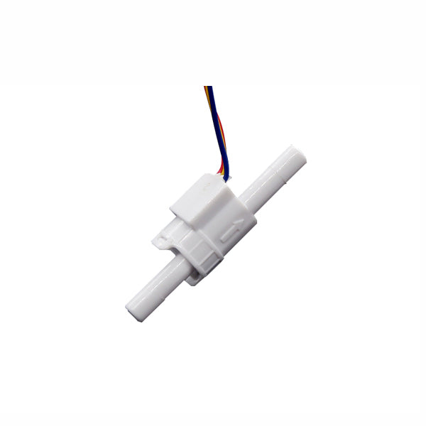 CUCIR Mini Hall Effect Water Flow Sensor, 0.05-1L/min Low Flow Rate Meter, DC 3.5-24V Pulse Signal Fluid Sensor for Residential Water Purifier & Coffee Machine