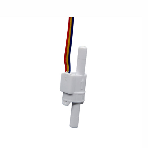 CUCIR Mini Hall Effect Water Flow Sensor, 0.05-1L/min Low Flow Rate Meter, DC 3.5-24V Pulse Signal Fluid Sensor for Residential Water Purifier & Coffee Machine
