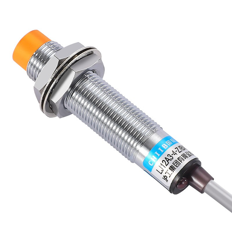 M12 Inductive Proximity Sensor, 4mm Detection, NPN NO, Unshielded, DC 6-36V Metal Sensing Switch
