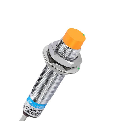 M12 Inductive Proximity Sensor, 4mm Detection, NPN NO, Unshielded, DC 6-36V Metal Sensing Switch