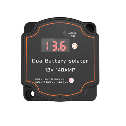 Dual Battery Isolator 140 AMP Voltage Sensitive Relay VSR for 12 Volt Systems
