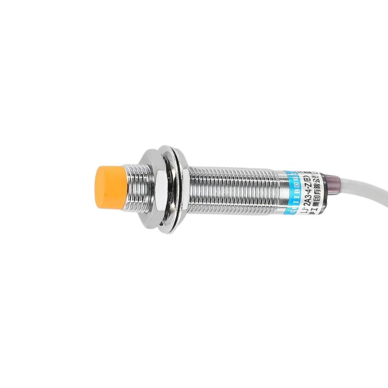 M12 Inductive Proximity Sensor, 4mm Detection, NPN NO, Unshielded, DC 6-36V Metal Sensing Switch