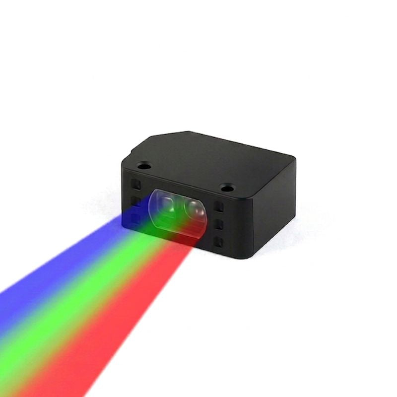 Digital RGB Color Mark Sensor | High-Speed Photoelectric Eye for Packaging & Labeling Machines (NPN, NO/NC)
