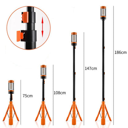 Three-Leaf Outdoor Camping Light with Stand – Long-Lasting Emergency Work Light