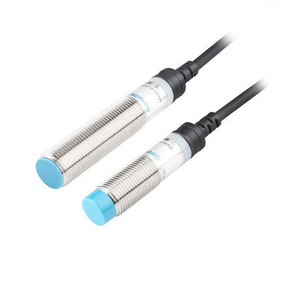 M12 Inductive Proximity Sensor Switch, 3-Wire NPN/PNP NO, 10-30V DC Metal Detection Sensor