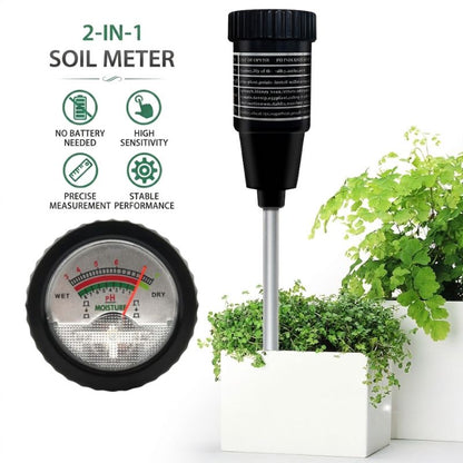 Professional 2-in-1 Soil pH Meter & Tester for Farming | Best Most Accurate Soil Test