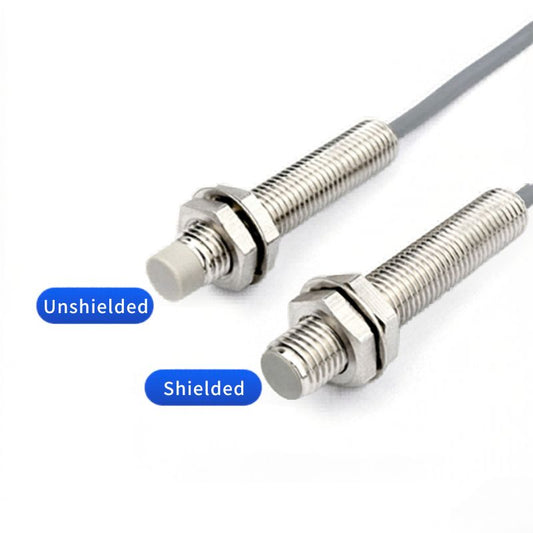 M8 Inductive Proximity Sensor, 3-Wire DC 10-30V, NPN NO / PNP NO, Flush & Non-Flush Shielded Proximity Switch
