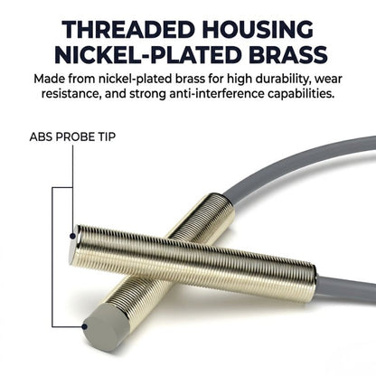 M8 Inductive Proximity Sensor, 3-Wire DC 10-30V, NPN NO / PNP NO, Flush & Non-Flush Shielded Proximity Switch
