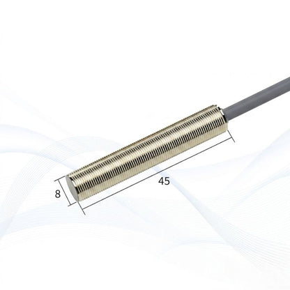 M8 Inductive Proximity Sensor, 3-Wire DC 10-30V, NPN NO / PNP NO, Flush & Non-Flush Shielded Proximity Switch