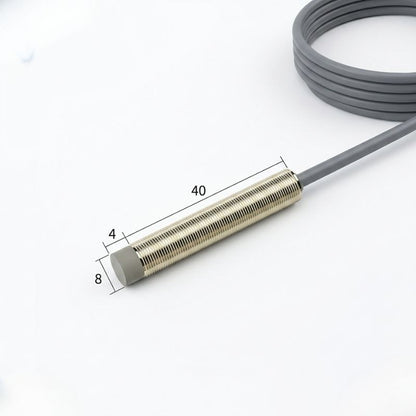M8 Inductive Proximity Sensor, 3-Wire DC 10-30V, NPN NO / PNP NO, Flush & Non-Flush Shielded Proximity Switch